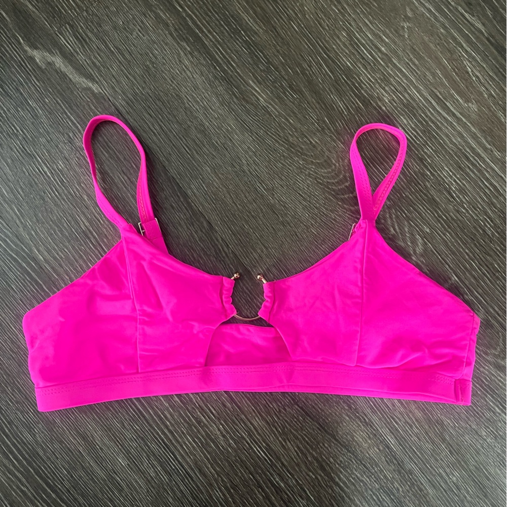 Hot Pink Bikini Top